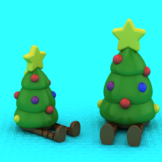 Tree Takes Five toy 3d printable model