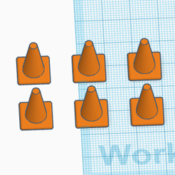 Screenshot-17.png STL file 1/24th scale traffic cone・3D printable model to download