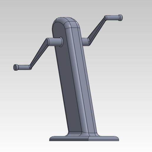 Coffee grinder, Classic sailboat model making - 3D model önizlemesi