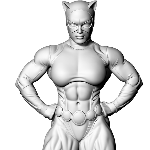 Lady Cat - 3D model önizlemesi