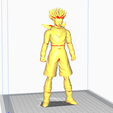 5.png Trunks SSJ Dragon Ball GT 3D Model