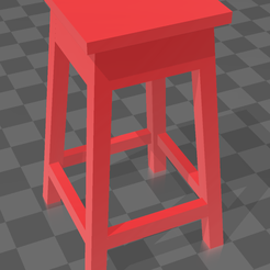tabouret.png STL file stool・Design to download and 3D print