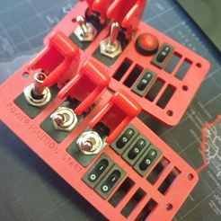 20230127_125119.jpg STL file Switch panel for race car power distribution and controll・3D printer model to download