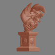 2.png Pokemon Lycanroc Midnight Bust - Fan Art - Figure 3D print model 3D print model