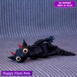 21.jpg Elcid the cute baby Dragon articulated flexi toy (STL & 3MF)