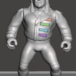 bert.png Archivo OBJ wwf wwe aew ecw wcw・Modelo de impresión 3D para descargar