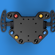 BSHSWB2A-Pekdek-1.png Steering Wheel Button Box Plate Hub | GT3 GT2 Sparco Recaro OMP | 3D Printer Sim Racing