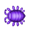 Pillbug_Bumpy.stl Insetos de Jardim Guerreiros