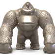 DonkeyKong2.88.png DONKEY KONG GAME CHARACTER 3D MODEL POSE 2