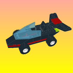 New-Model-01.png Archivo OBJ NotLego Lego Coche deportivo Modelo 0388・Diseño de impresora 3D para descargar