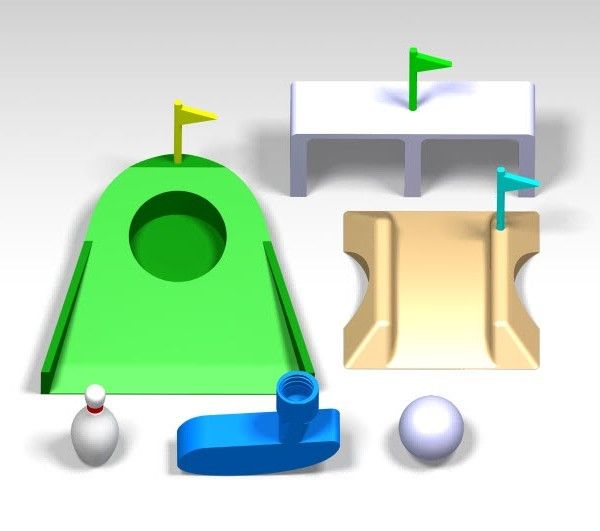 minigolf_2.jpg Бесплатный STL файл Mini golf for fun and take a break・Модель 3D-принтера для загрузки, Ingenioso3D