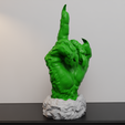 GRINCH-HAND-MIDDLE-FINGER-5.png GRINCH MIDDLE FINGER – 3D Printable Sculpture