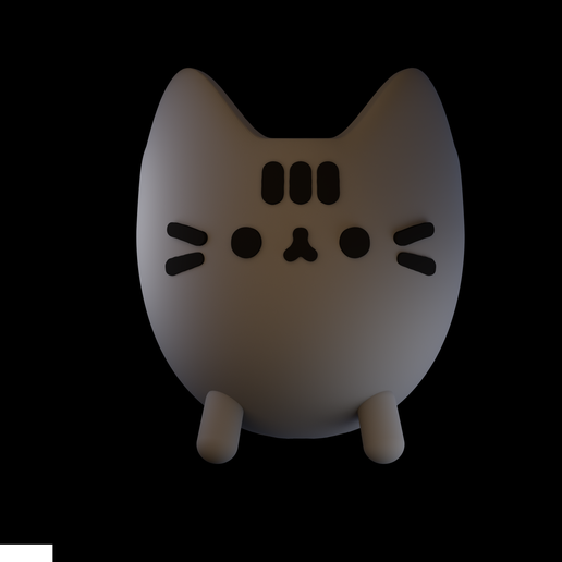 Pusheen Pot 3D model