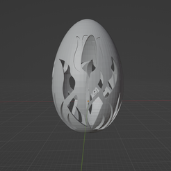 Tulip-egg-001.png STL file Easter egg - Tulip・Template to download and 3D print