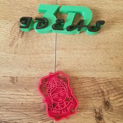 82805789_464048734549422_7162107795737673728_n.jpg STL-Datei CORTADOR Y MARCADOR DE FRIDA KAHLO kostenlos・3D-Druck-Vorlage zum herunterladen