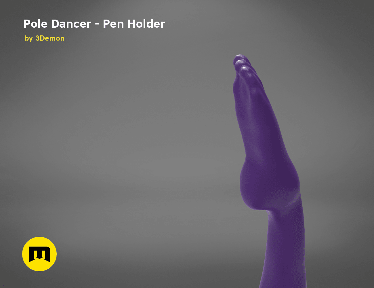 poledancer-detail2.150.png Télécharger le fichier STL Pole Dancer - Porte-stylo • Objet pour imprimante 3D, 3D-mon
