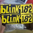 3D MULTICOLOR LOGO/SIGN - BLINK-182
