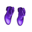 Worn_vagabond_leather_boot_women_pair.stl Leather boots / women stiletto shoes - 3D scan - Remix