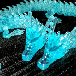 3D printed objects made with ELEGOO ABS-Like Resin Clear Blue
