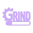 Grind Solid.stl GRIND 齿轮标志