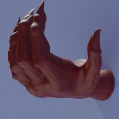 render1.jpg COAT RACK IN THE SHAPE OF A DEVIL'S CLAW