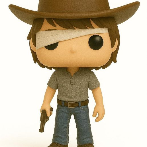 ? FUNKO POP CARL GRIMES THE WALKING DEAD・ STL File for 3D 