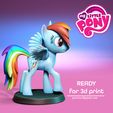 My-Little-Pony-Friendship-is-Magic-Rainbow-Dash_400.jpg Little Pony: Friendship is Magic - Rainbow Dash - 3D Print