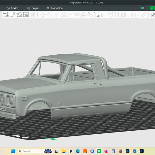 1977 International Scout open top, hollow body no interior, rc trucks, crawlers, scale models