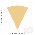 1-7_of_pie~3.75in-cm-inch-cookie.png Slice (1∕7) of Pie Cookie Cutter 3.75in / 9.5cm