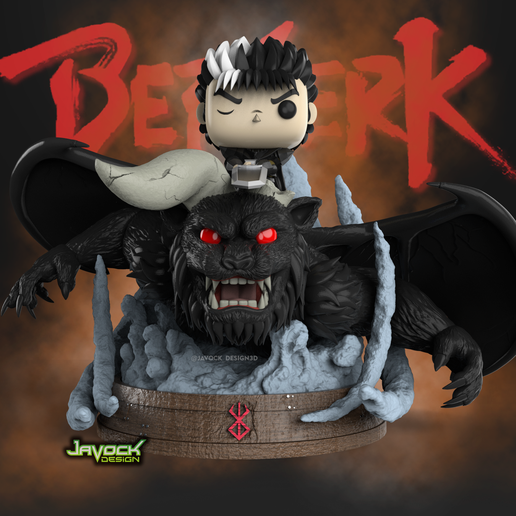 👾 Funko custom Guts and Zodd・ 3D File for 3D printing・Cults