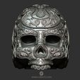 www.calum5.com Ornate detailed Skull