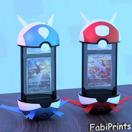PSA Slab Holder Pokemon Latios & Latias Ball 2-Pack