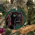 image0-4.jpeg Confused Dog MEME magnet and Christmas Ornament