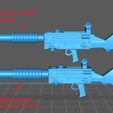 A i | ma? i ll i Kenner Star Wars POTF2 Stormtrooper heavy infantry blaster rifle in more practical proportions for 1:12 , 1:6 and cosplay