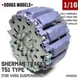16002-03.jpg 1/16 M4 SHERMAN VVSS TRACKS - T51 TYPE - DM16002