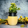KYOTO_Planter_yellow_front.jpg KYOTO  |  Self-Watering Planter