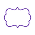 22.stl Plaque Cookie Cutter