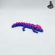 IMG_25524.jpg Triple Lizard Dragon - Cute - Zombie -Skeleton - Articulated - Print in Place - Flexi - No Supports