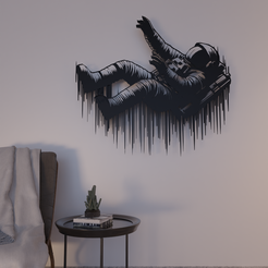 nfghgo9ybp9y.png Astronaut 2D Wall Art
