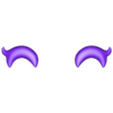 0077_CuteEyelashCartoonEyes.obj Cute Eyelash Cartoon Eyes