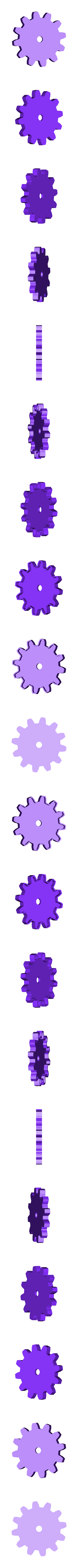 Gear_3.stl Movable Gears Pens and tools holder