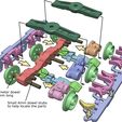 VintageRailcarAssemblyStep1.jpg Download free STL file Vintage Railcar - 36mm gauge • 3D printer design, BouncyMonkey