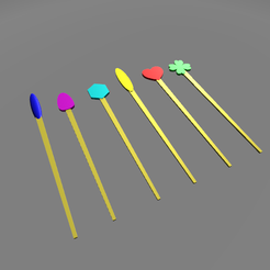 splavky-V-tycky-normal.png STL file Fishing Float V Stick / Floating Lure ! color by layers・3D print design to download