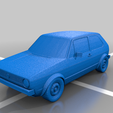 golf_mki_all.png Free STL file Volkswagen Golf GTI (MK I)・3D printer model to download
