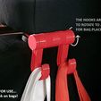 09d41178b505376462fba883be1262c6_display_large.jpg STL-Datei Car Headrest Bag Hooks kostenlos・Objekt zum Herunterladen und Drucken in 3D