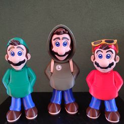 Mario from Mario games - Multi-color