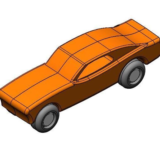 🚗 block car・ STL File for ・Cults