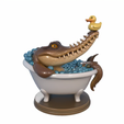 Screenshot_40.png Bathtub Gator - 3D Printable Alligator Bath Scene