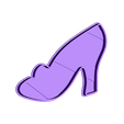 Zapato princesa - copia.stl Princess shoes cookie cutter