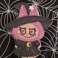 vied'ma.jpg Labubu Halloween Witch Cookie cutter